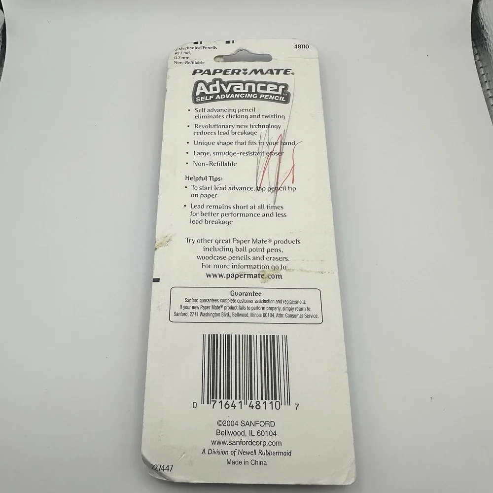 Vintage 2004‎ Paper Mate Self Advancing Pencil Mechanical #2 0.7mm NEW